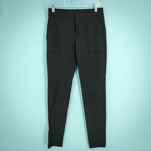 Athleta Size 2 Black Wander Stash Skinny Knit Ankle Length Stretch Active Pants